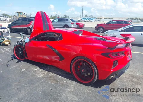 2022 Chevrolet Corvette Stingray 2Lt из США, поврежденный, VIN 1G1YB3D4XN5117230